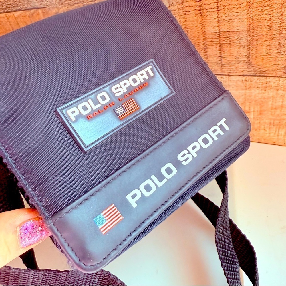 Unisex Ralph Lauren Polo Sport Vintage Y2K Mini Crossbody Bag - Picture 9 of 9